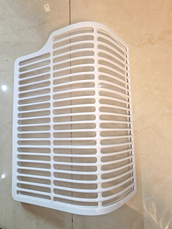Lower air filter for portable air conditioner